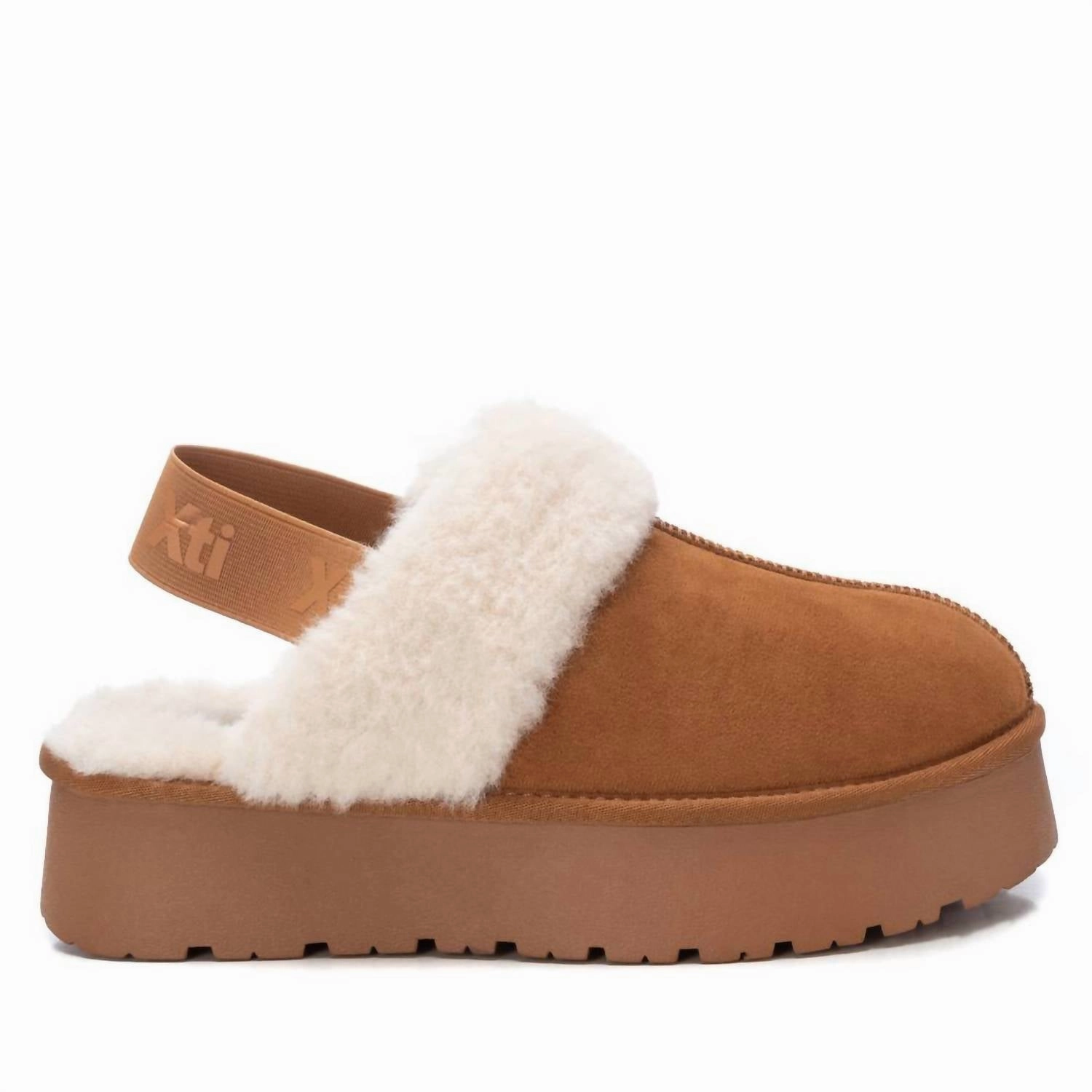 TPU Midsole Women's Winter Clogs In Brown