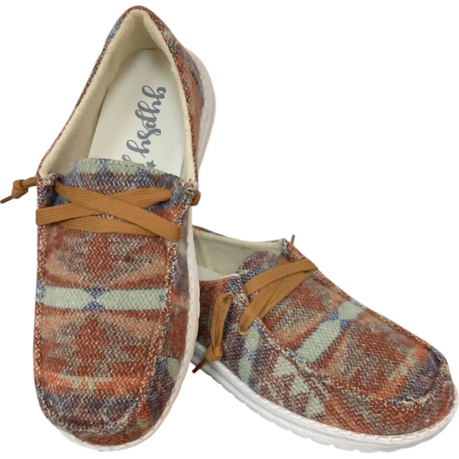 Smooth Surface Comfortable summer shoes Women's Aaliyah Shoes In Multi-Colored Aztec Print