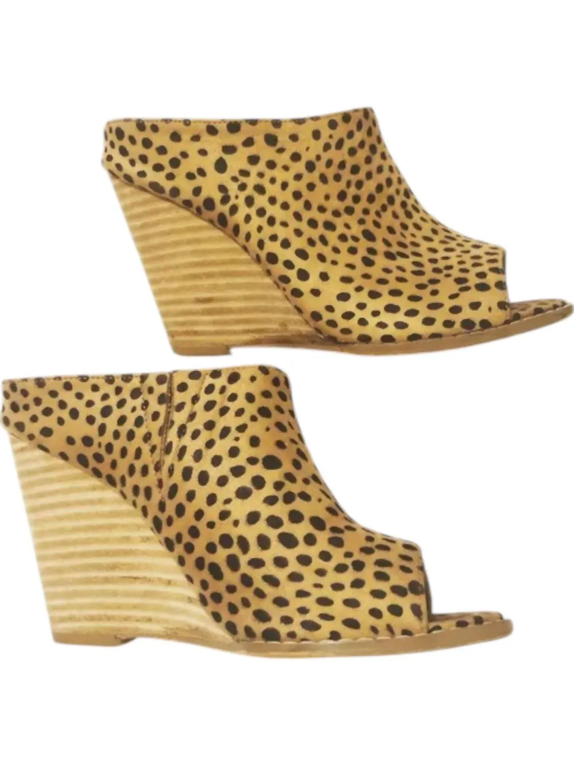 Fringe Swing Women's Andrea Wedge In Cheetah