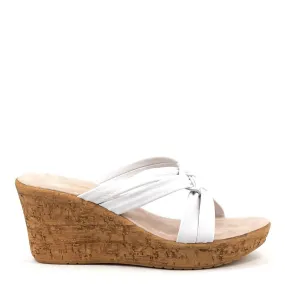 Women's Bethany Wedge In White Casual Footwear for Active Life
