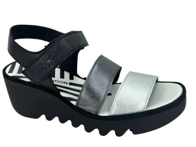 dry weather Women's Bexy Platform Wedge In Silver/mult