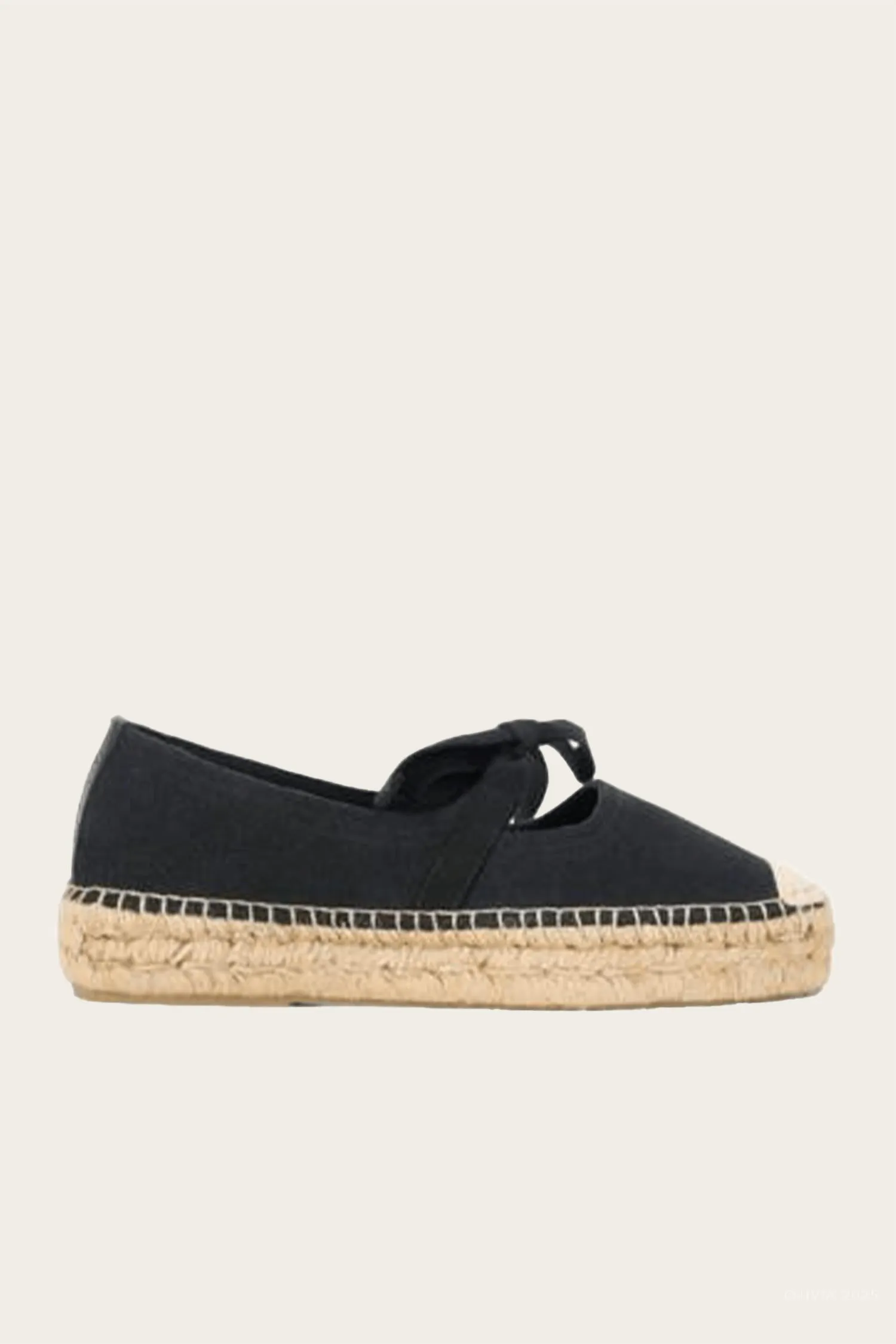 Durable Outsole Lug Pattern Comfort Walking Women's Calla Espadrille Mary Jane Platform In Black