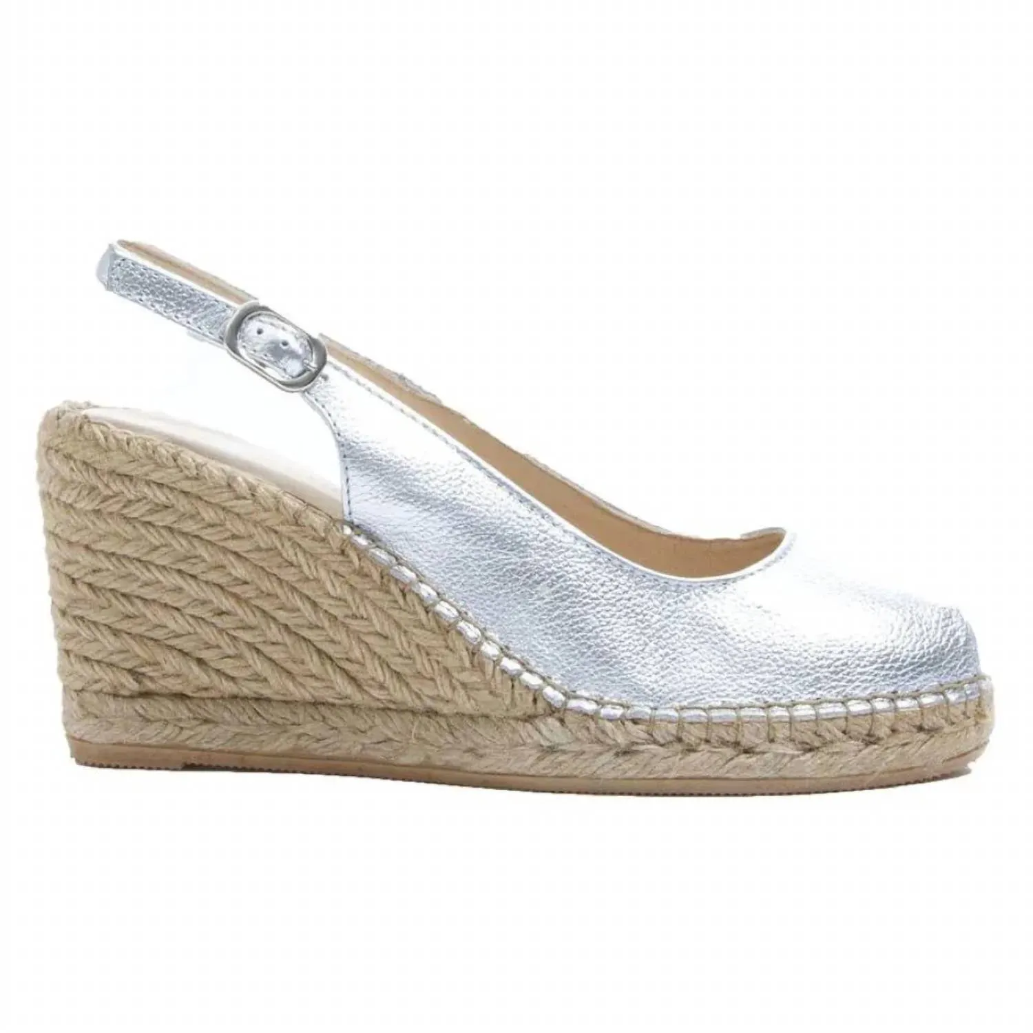Women's Carla4Te Wedge Sandal In White Metallic Everyday