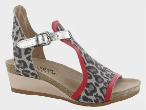 Moisture wicking Casual Beach Sandals Women's Fiona Cheetah Sandal In Multi
