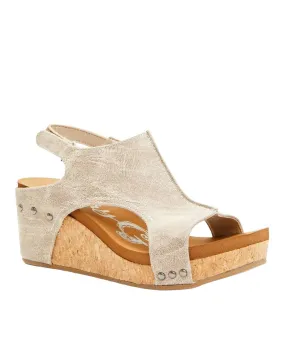 Non-Slip Grip Summer Vibes Women's Isabella Wedge In Cream