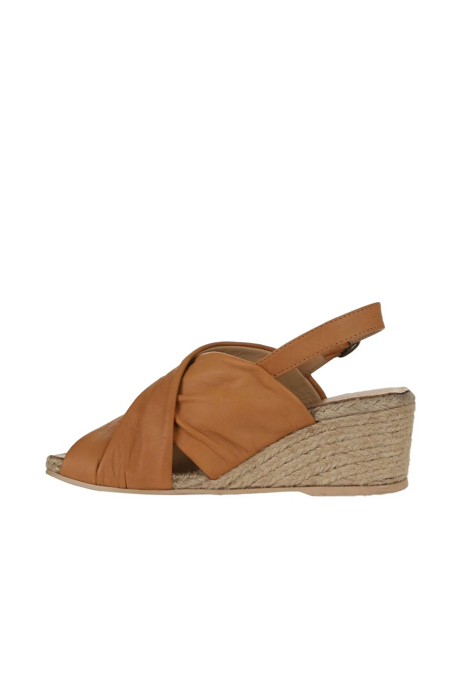 Comfy Flip-flops Breathable Outdoor Wear Women's Jasmin Wedge Sandal In Tan