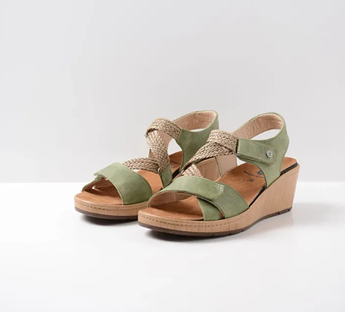 Weather Resistant Weave Sandal Customization Women's La Jolla Sandals in Via Olive