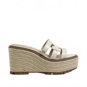 Women's Laine Platform Wedge Sandal In Beige Beach Wear Comfy Outdoor Shoes