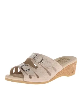 Women's Lima Wedge In Beige Effortless Pair Foot Stability