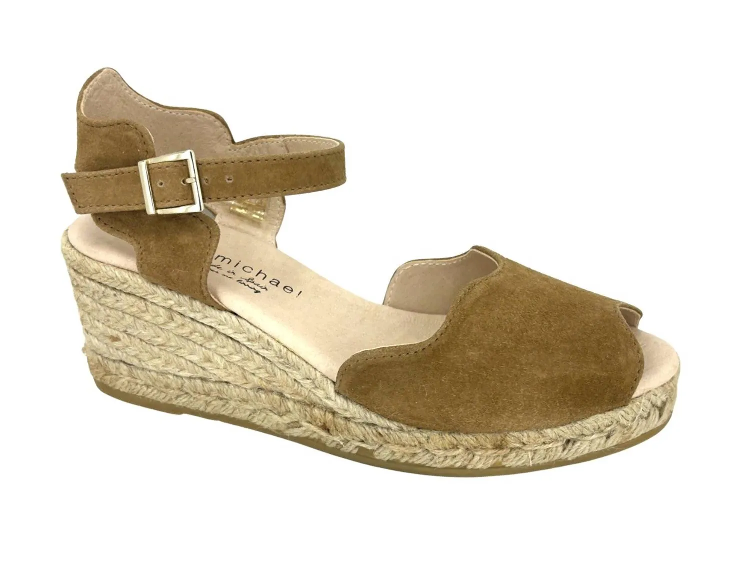 Women's Lupa Espadrille In Beige Stylish Outdoor Sandals Reinforced toe
