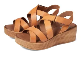Women's Nadia Wedge Sandal In Camel Sandal Refills Cold Weather