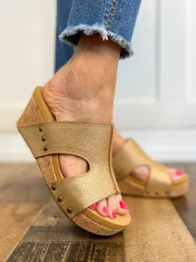 Warm Step Women's Oasis Sandals In Gold Metallic