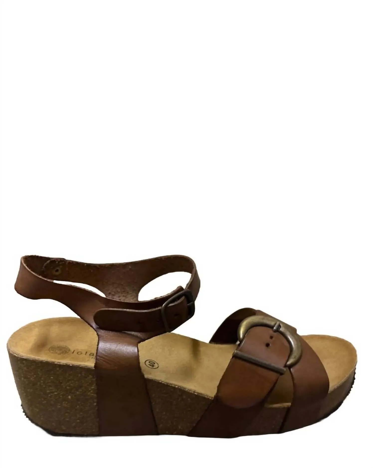 Everywhere Fit Women's Retro Wedge Sandals In Brown