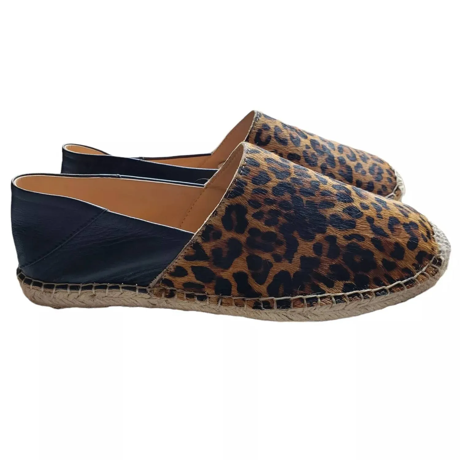 Orthopedic Support Sandal Replacements Women's Swerve Espadrille In Tan Leopard