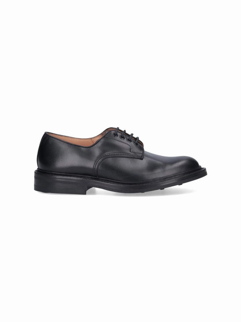 Woodstock" Derby Shoes ?C Black Rich Feel