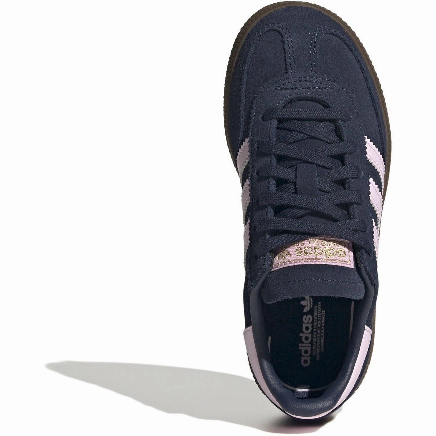 Smooth Upper Modern Flair adidas Originals Night Indigo/Orchid Fusion/Gum5 Handball Spezial C Sneakers