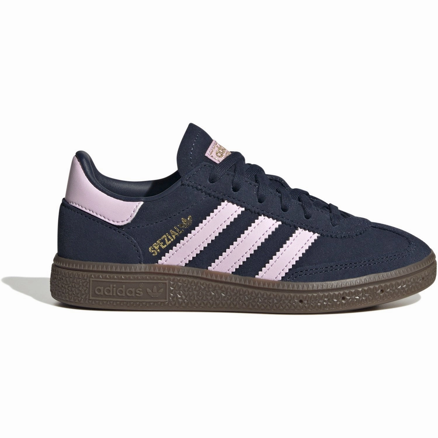 Retro-inspired performance adidas Originals Night Indigo/Orchid Fusion/Gum5 Handball Spezial C Sneakers