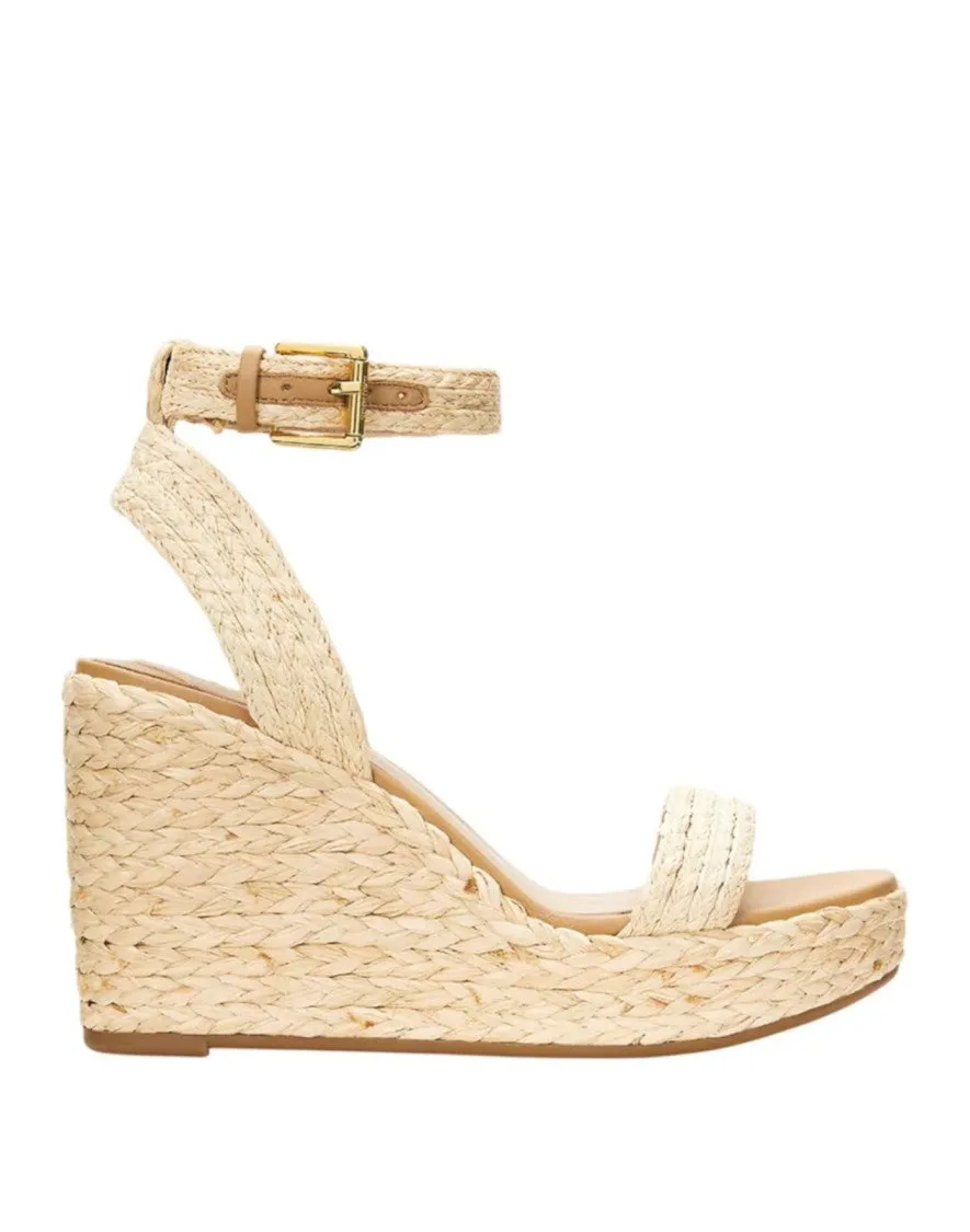 Breathable Footwear Vegan Leather Option Woven Texture Wedge Sandals