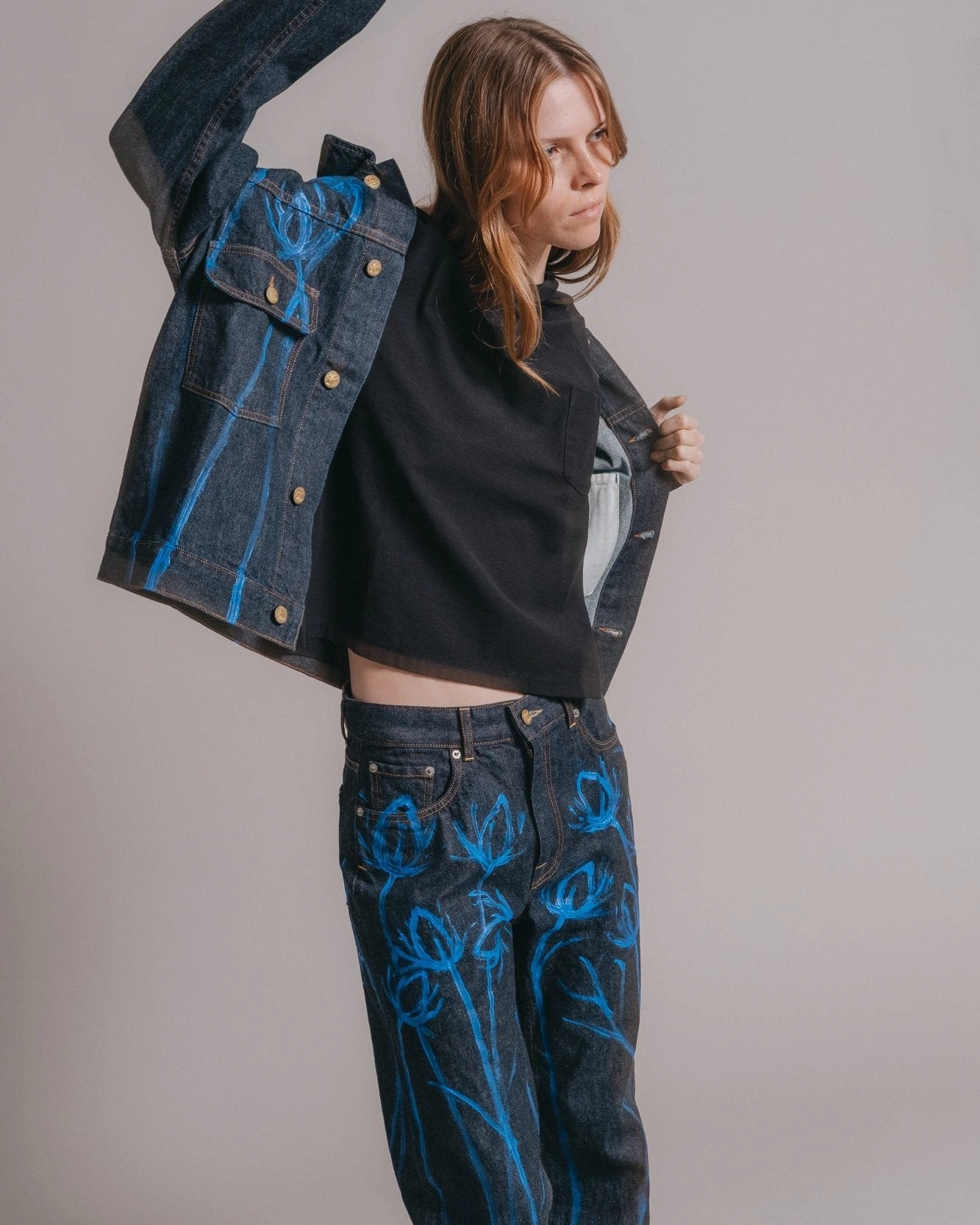 x Katie Tomlinson ? Patty Boy Selvedge Anti Pilling Textile Formal Look