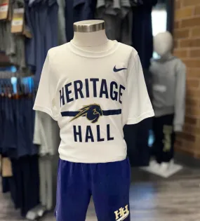 Cozy Touch Youth Nike Legend T-Shirt, white, HERITAGE over HALL