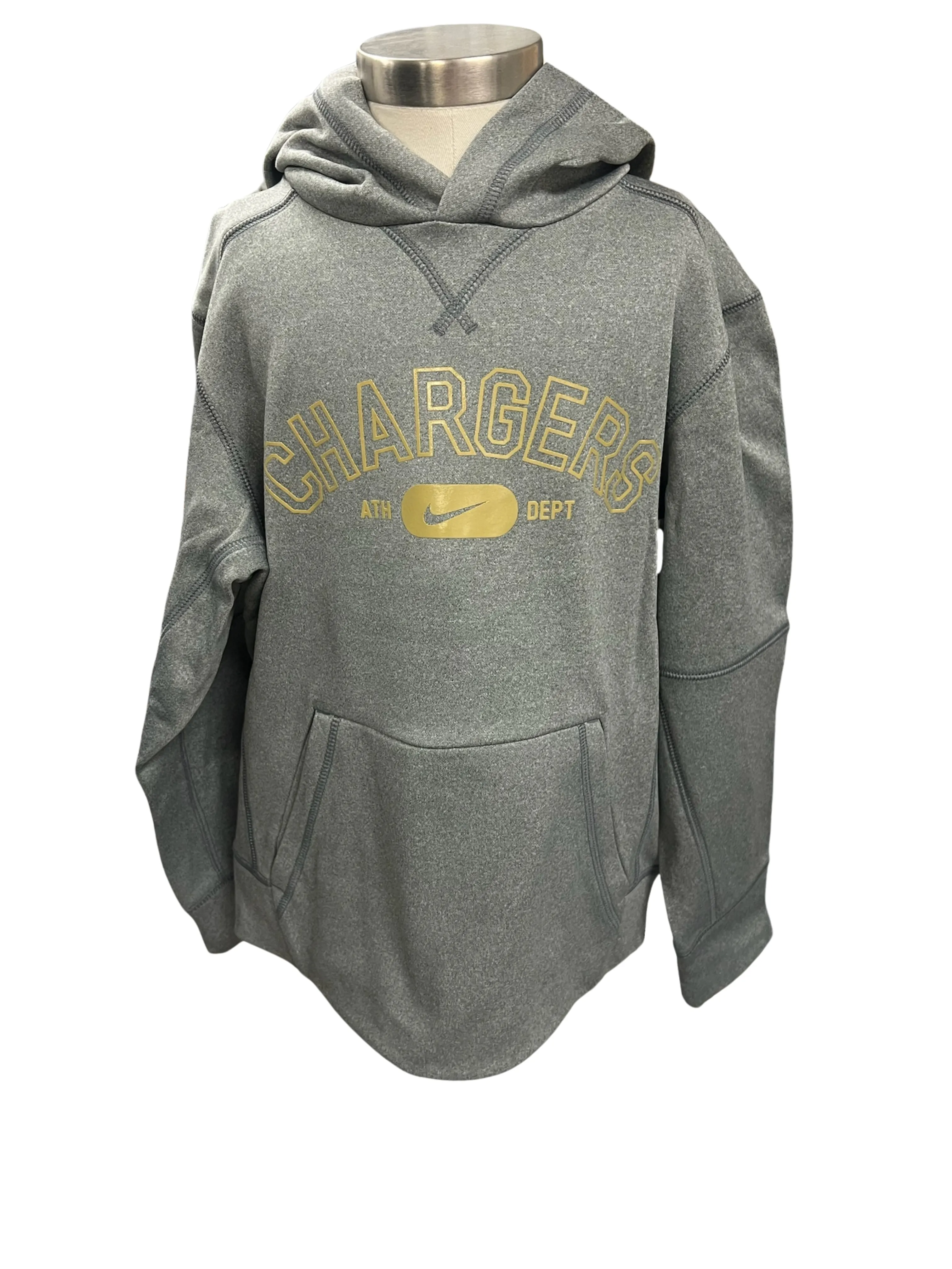 product industry position Youth Nike Sweatshirt Hoodie, open block Chargers