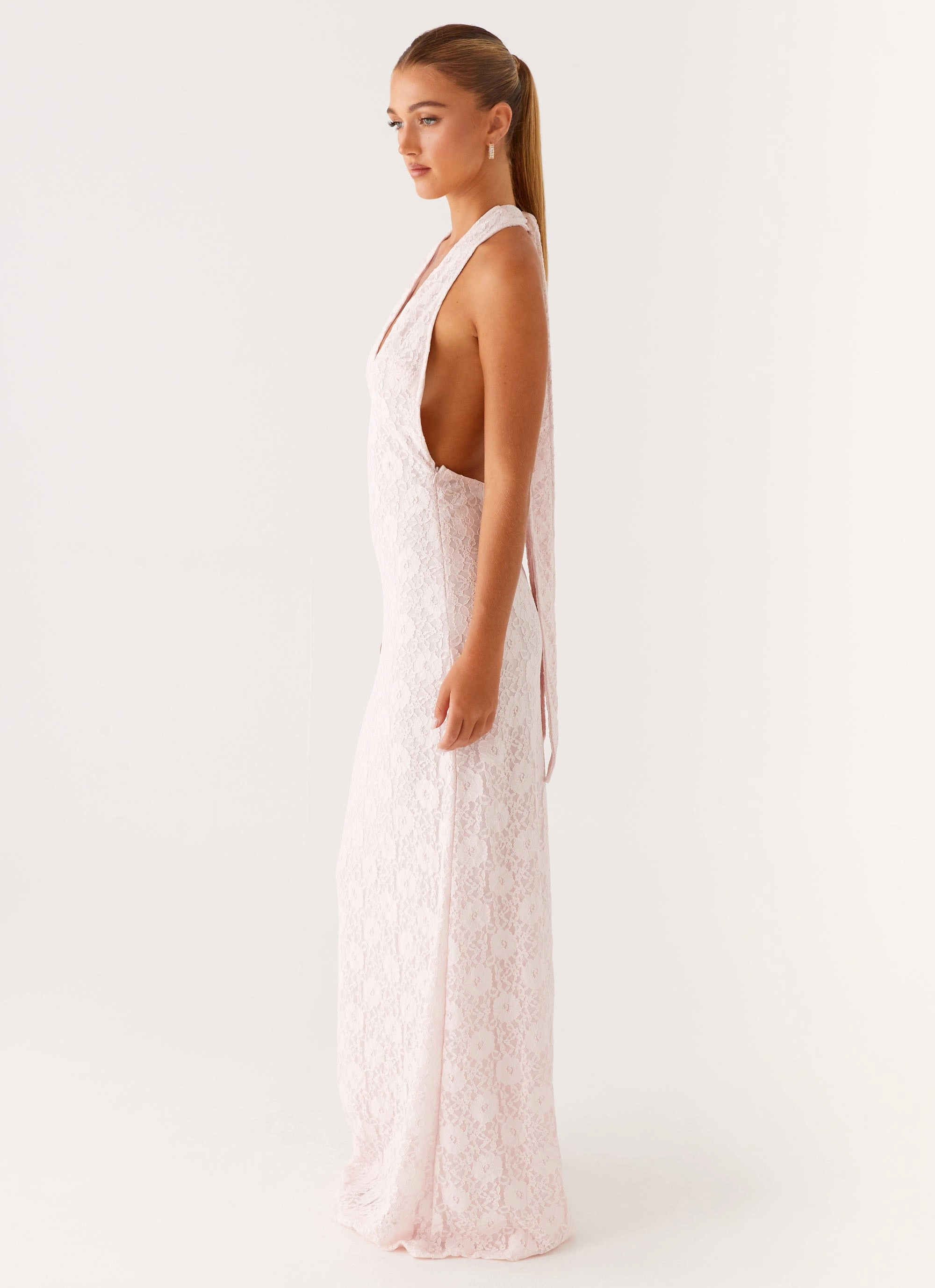 Workwear Snap-Closure Carly Maxi Dress - Pink