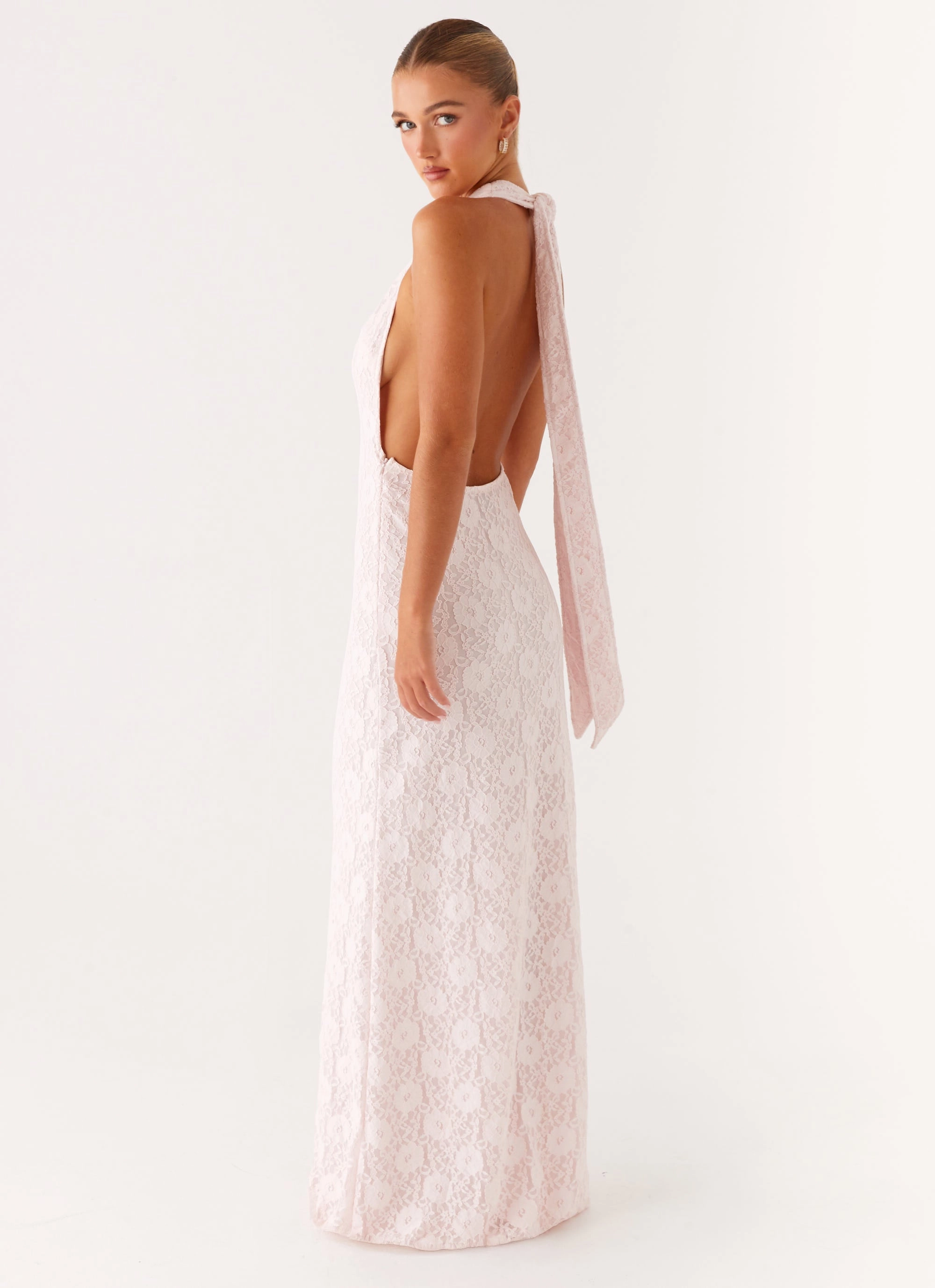 Carly Maxi Dress - Pink Winter Layering