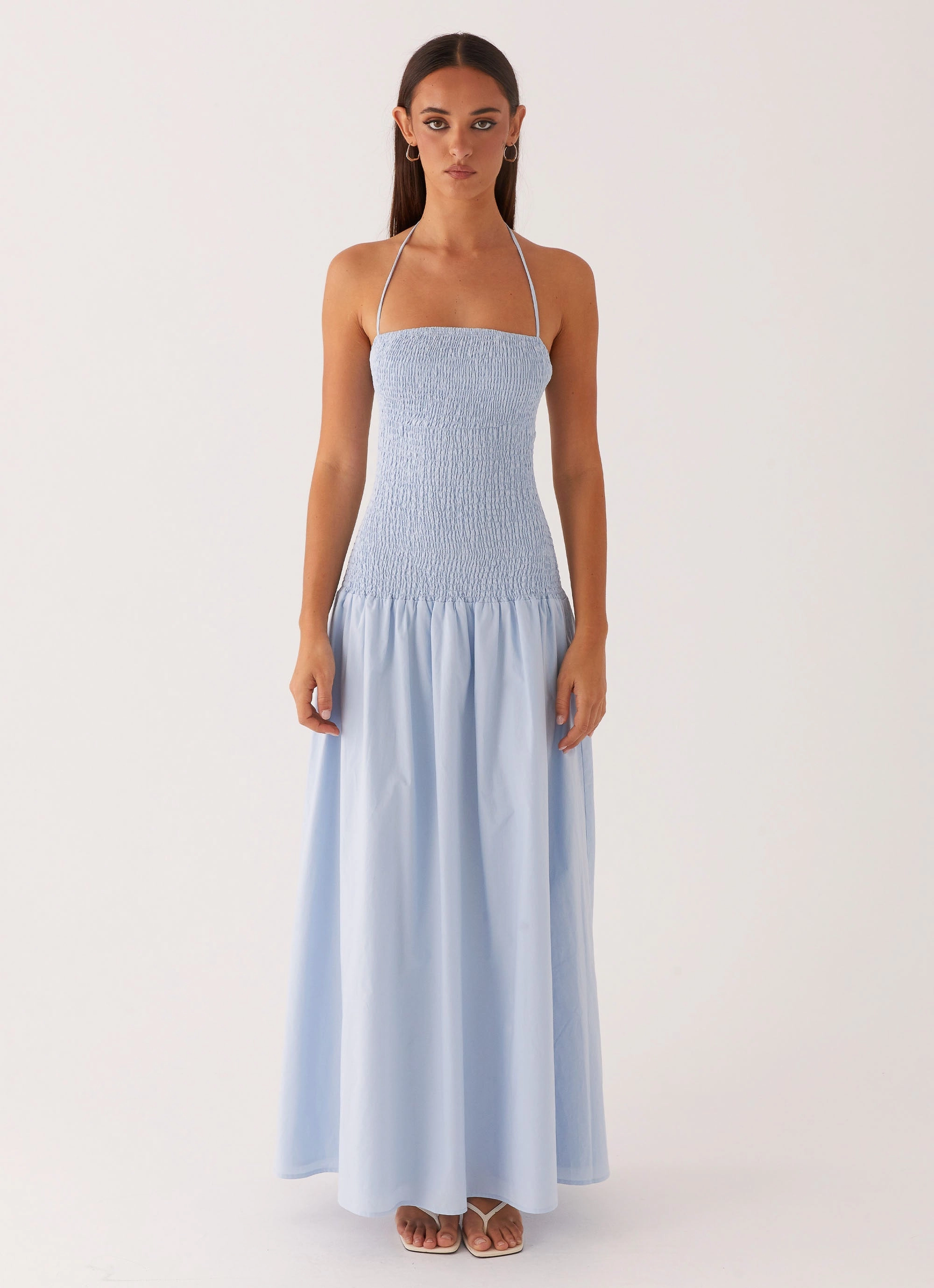 Zahra Maxi Dress - Blue Stylish Vibe Cute Glow