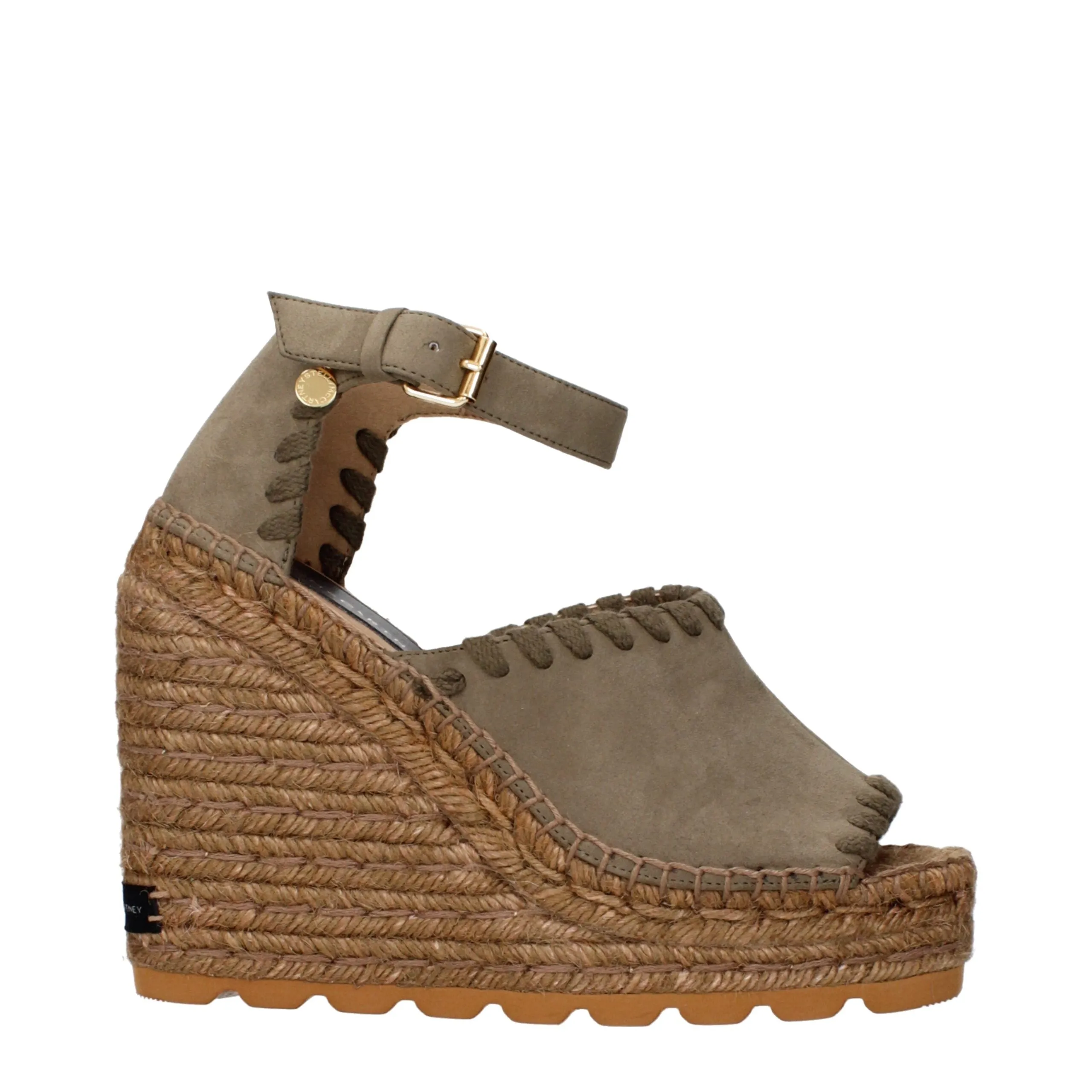 Stella McCartney Leather Wedges Women's Sandals Step In Comfortable Yet Stylish