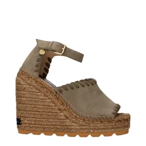 Stella McCartney Leather Wedges Women's Sandals Step In Comfortable Yet Stylish