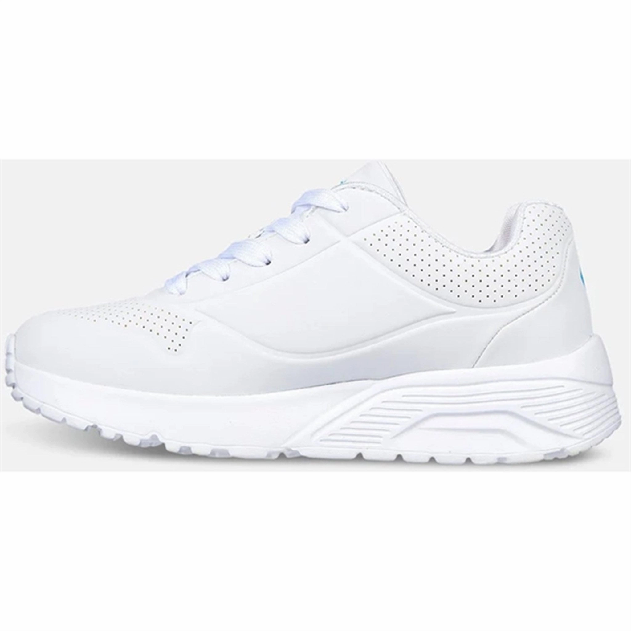 Skechers Girls Uno Sneakers Lite Spread The Love White Multicolor Anti Slip Insole EVA foam